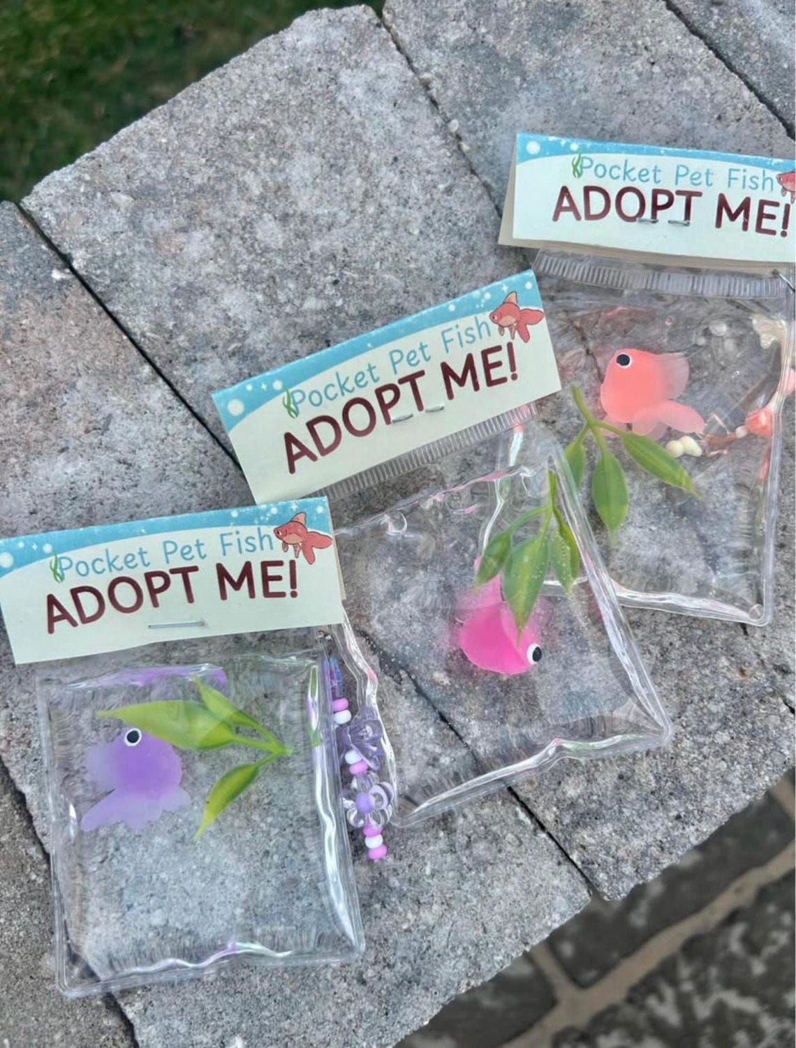 Pocket Pet Fish Printable Tag Taba Squishy Pet Store Care Fish Tag DIY ...