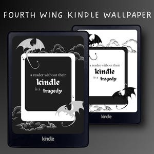 Kindle Fourth Wing Inspired Kindle Lock Screen Dragon Background Kindle Background Fantasy Kindle Lockscreen Kindle Book Lock Screen