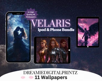 ACOTAR Velaris Ipad Iphone Phone Wallpaper, ACOTAR Wallpaper. TOG Wallpaper, Booktok, Bookstagram, To the Stars who, Night Court
