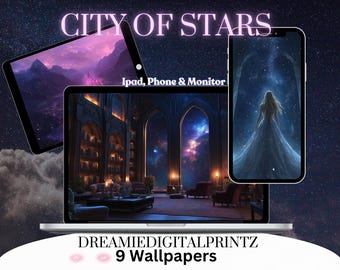 ACOTAR Inspired Wallpaper Book Wallpaper Velaris TOG Court of Dreams Starlight, To the Dreams, Rhysand, Aelin, Feyre, BookTok Bookstagram