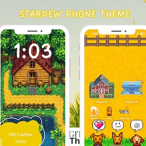 Stardew Valley Inspired Wallpaper Wallpaper Iphone Icons Widget Wallpaper Stardew Wallpaper Farming Lock Screen Iphone theme