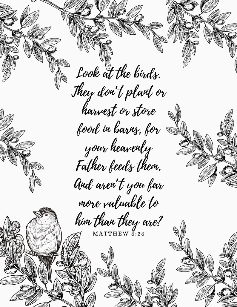 Adult Scripture Coloring Pages Pack 1- English - Etsy