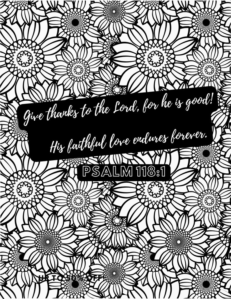 Adult Scripture Coloring Pages Pack 1- English - Etsy