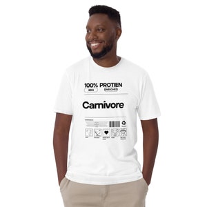 Carnivore Confession: Bold Statement Tee for Meat Lovers Short-Sleeve Unisex T-Shirt