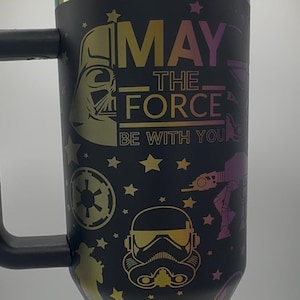 Star Wars engraved 40oz tumbler