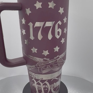 We The People custom engraved brand new 40oz stainless tumbler