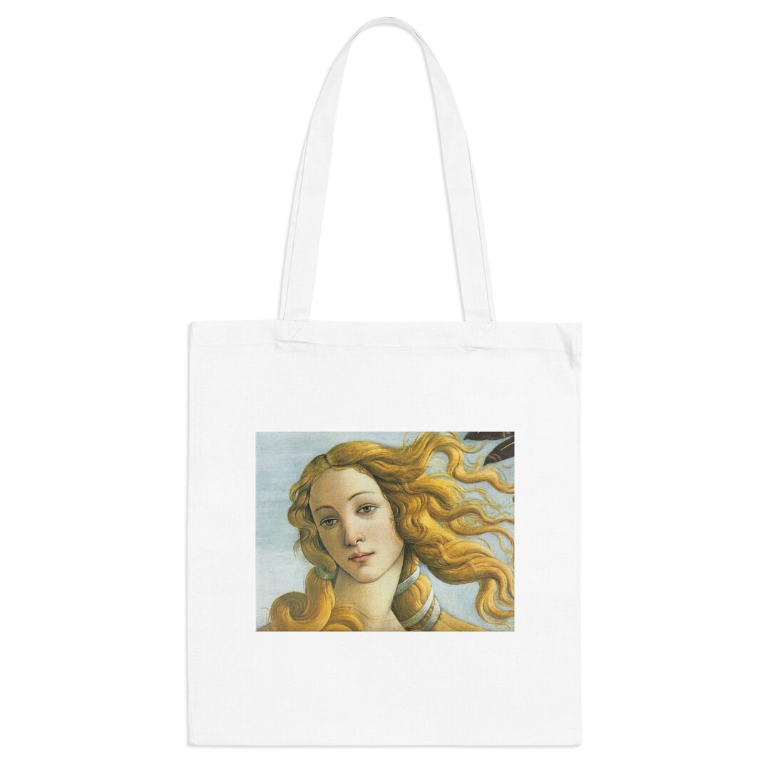 CafePress 'Birth Of Venus' Tote Bag - Reusable Canvas Shopping Bag With Botticelli Art Print