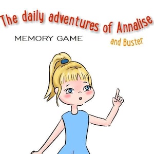Juego de cartas de memoria de Annalise y Buster