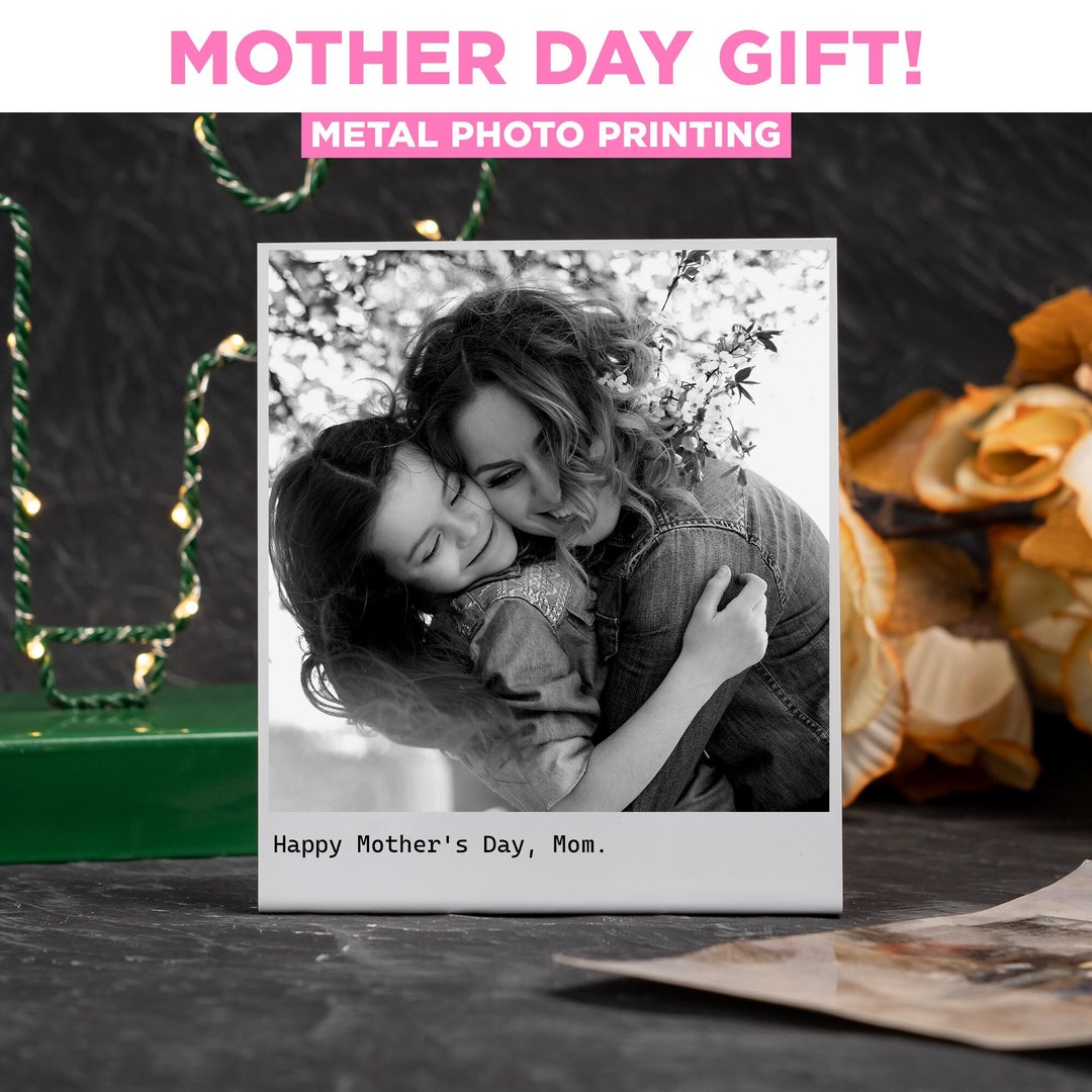 Personalized Mother Day Gifts, Personalized White Metal Photo Print ...