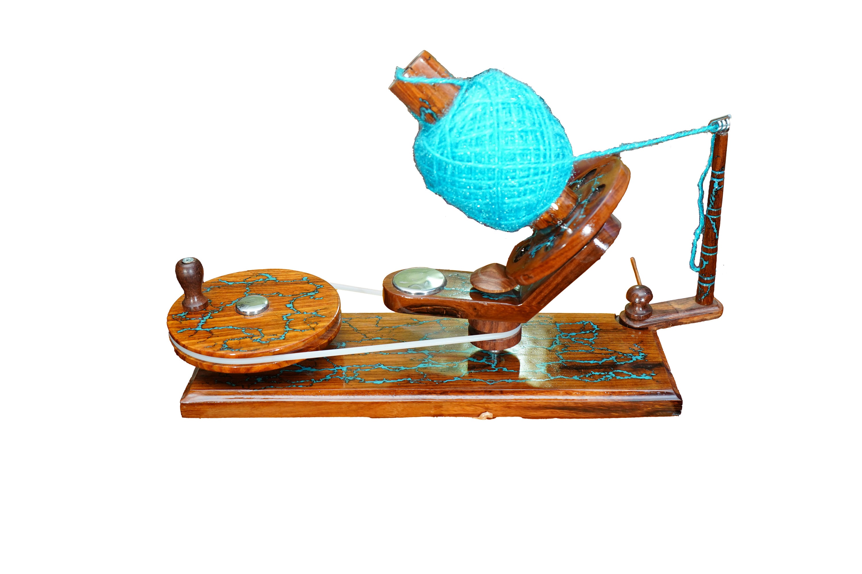 Wooden Rosewood Yarn Winder Large Yarn Winder for Knitting Crocheting