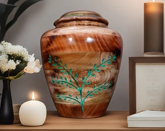 Wooden Urns for ashes adult male large Cremation Urns For Human Ashes Adult Male female Burial Funeral Urns for Ashes Men Women Urn for pets