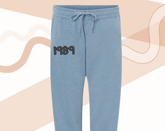 1989 | Women's Joggers | Sweatpants | Eras | Swiftie Sweats | Tswift | Gift