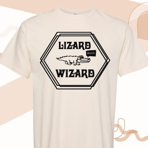 Maglietta King Gizzard e il Mago Lucertola / WOO! / Croc / King Gizz / Comfort Colors / Regalo