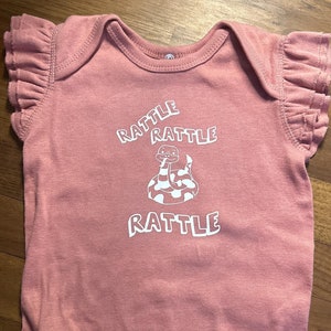 KGLW Rattlesnack Ruffle Onesie | King Gizzard and The Lizard Wizard | Baby | King Gizz | Gizz Kids | KGLW | Infant