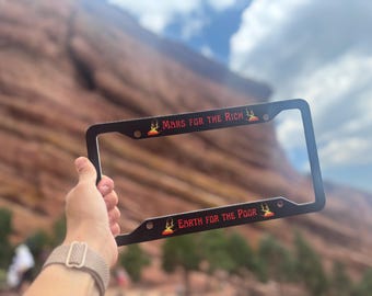 King Gizzard | Mars For the Rich | License Plate Cover | KGLW