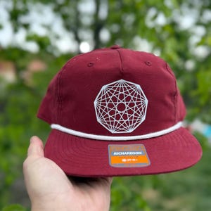 King Gizz Nonagon Infinity Snapback | König Gizzard und Der Echsen-Zauberer | 5 Tafel | Nonagon Hut