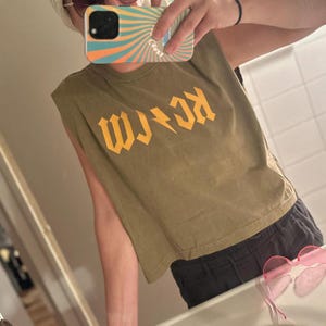 Kglw ACDC Sleeveless Crop Top | King Gizzard and The Lizard Wizard | Beavis and Butthead | women’s King Gizz | AC/DC | Bootleg