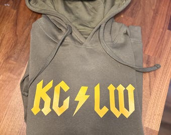 KGLW ACDC HOODIE | King Gizzard and The Lizard Wizard | Beavis and Butthead | King Gizz | Gizzard Wizard Tee | kglw sweatshirt | Bootleg