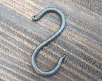 Hand forged s hook