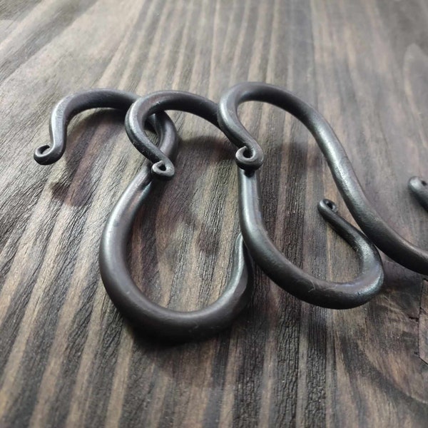 large heavy duty hand forged s hook