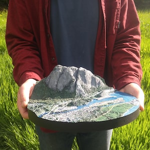 Eigenes 3D-Bergmodell - Klein