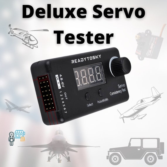 4.8-6V Servo Motor Tester /ESC Consistency Tester with Indicator