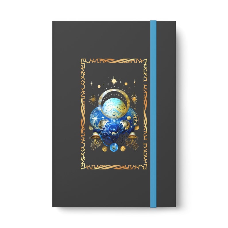 Art Deco Night Sky Journalart Deco Gift for Her Celestial Starry Night