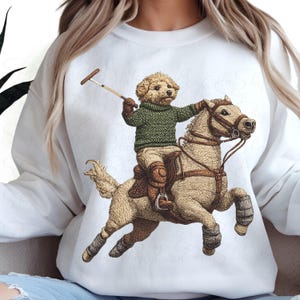 Polo Dog,Designer Polo Dog PNG,Cartoon Dog,Adventure Time,Embroidery Faux, ,urban dtf, sublimation, graphic tee,teddy polo RL,etsy sellers