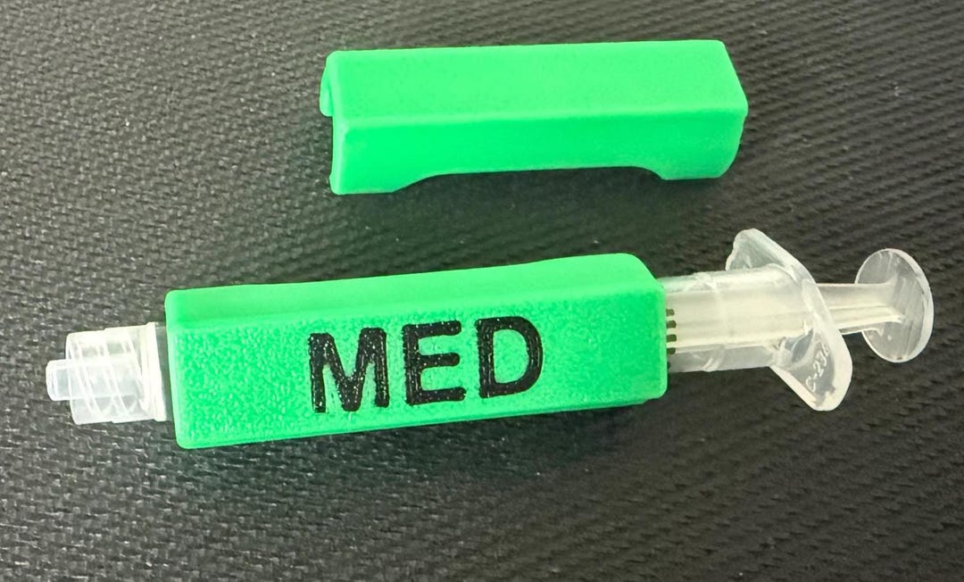 Syringe Tag Customizable for 3 Ml Syringe - Etsy