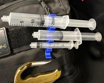 Multi-Size Syringe Organizer/Holder For 20mL, 10mL, & 3mL Syringes