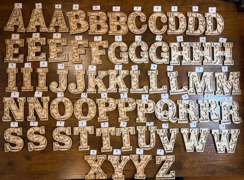 Farm Animal Letters 3