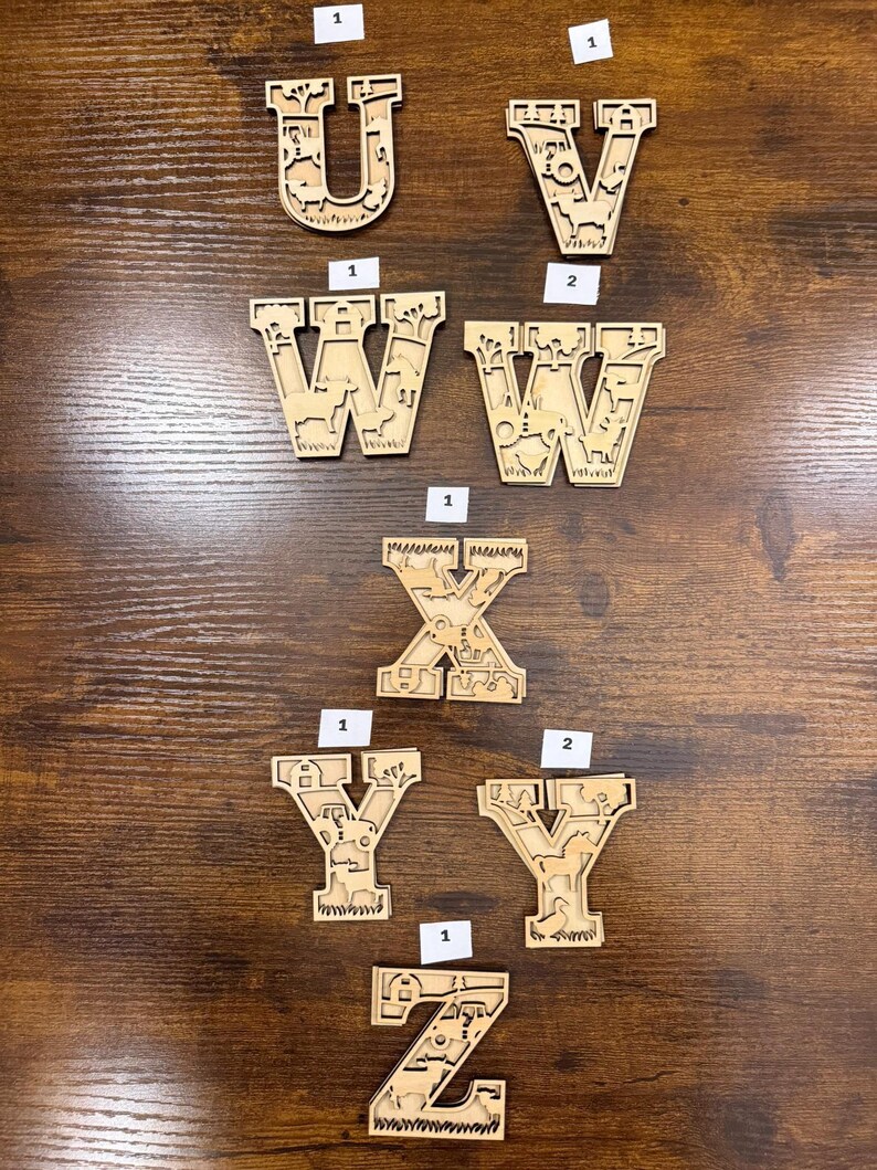 Farm Animal Letters 3