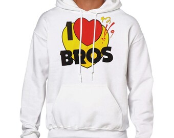 ME ENCANTA BROS, Bros band Classic Unisex Sudadera con capucha