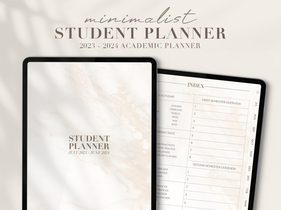 2024 Goodnotes Student Planner Digital Student Planner 2024 Etsy