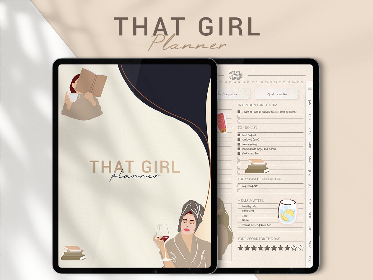 2024 That Girl Digital Planner 2024 Goodnotes Planner 2024 - Etsy