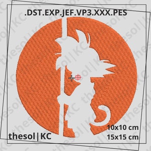 Embroidery manga, anime (digital file)
