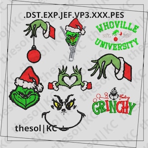 Bundle embroidery christmas (file digitale)