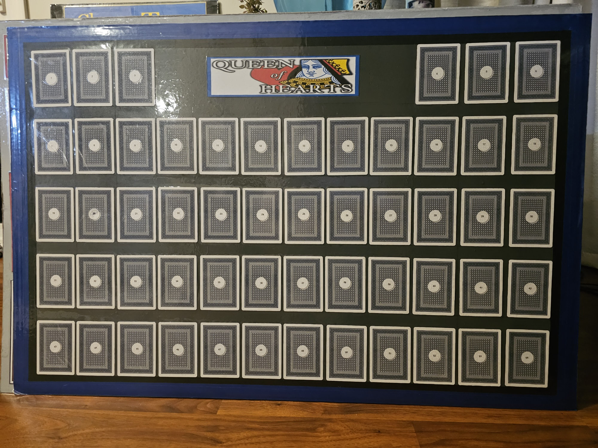 Queen of Hearts Raffle Board Etsy