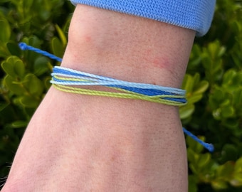 Give the Gift of Life • Donate Life Charity Loop Bracelet - Blue • Green • Light Blue
