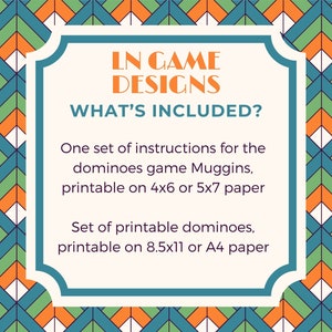 Domino Instructions Printable Digital Download How to Play Dominoes Muggins image 6