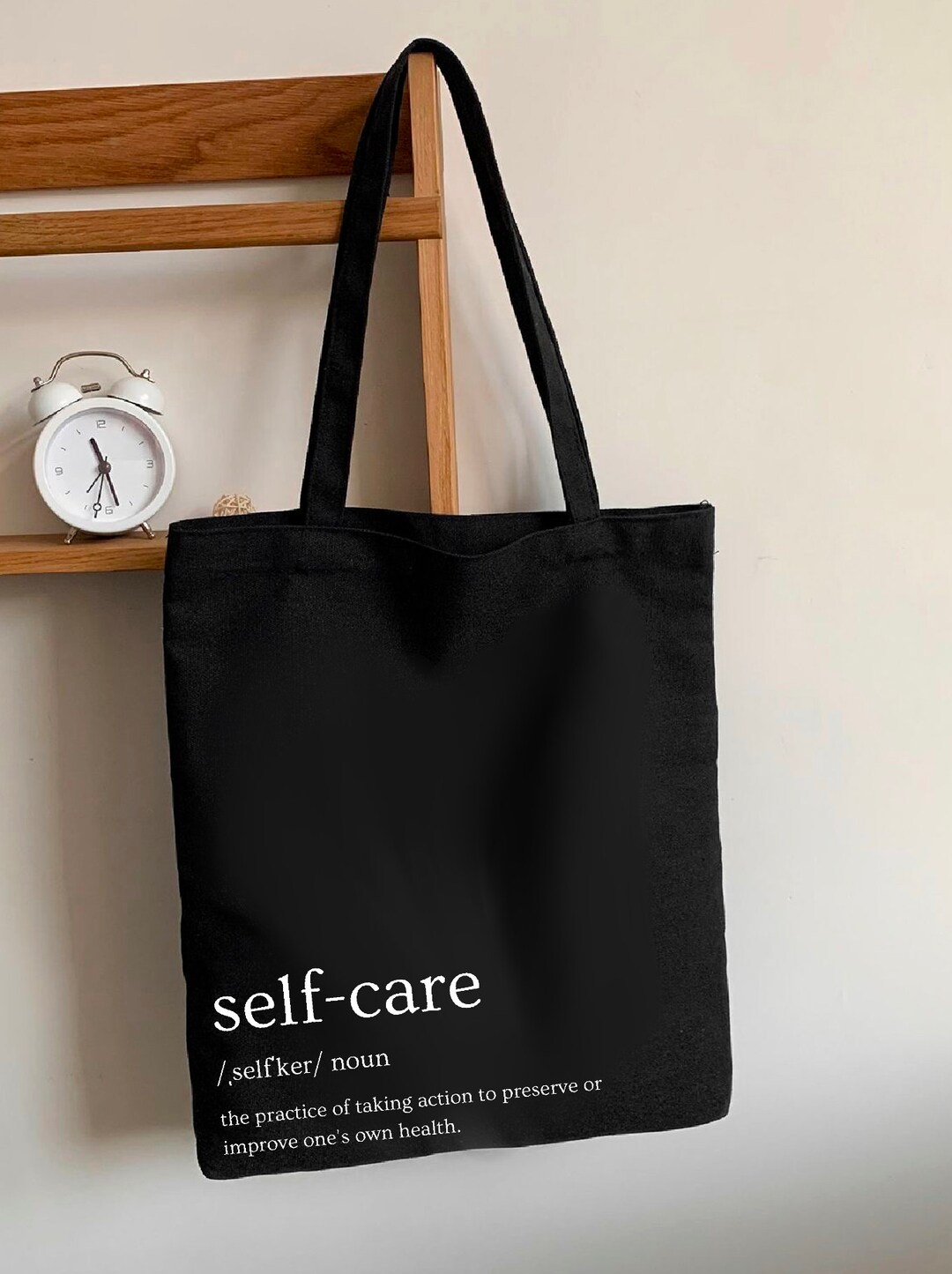 Selfcare Defined Carry Your Essentials Tote Shopping Bag Etsy