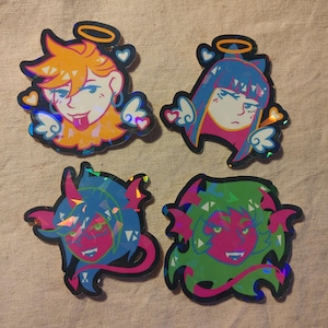 Stickers néon Heavenly & Unholy Sisters