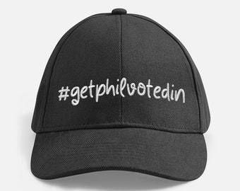 Official #getphilvotedin Campaign logoed embroidered baseball hat