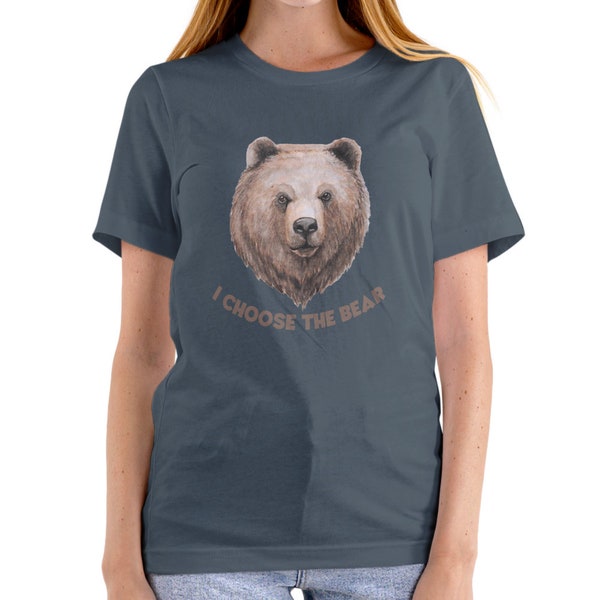 I Choose The Bear Shirt, Team Bear Tshirt, Feminist Tee, Team Bear Shirt, Trending Bear Shirt, Womens Rights Shirt, Retro Graphic Tee