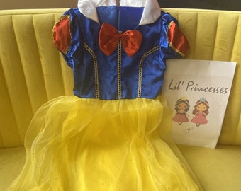 Costume de princesse Blanche-Neige Les filles habillent les robes de cosplay de princesse pour la fête d'anniversaire de Blanche-Neige et la robe de fille de Blanche-Neige