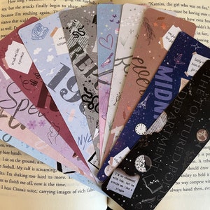 Taylor Swift Albums Inspired Bookmarks