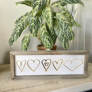 Handgeschreven hartkunst, gepersonaliseerd handschriftcadeau, sentimenteel cadeau voor moeder