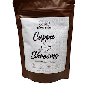 Organic Mushroom Coffee, Instant Herbal Coffee, Reishi Mushroom Coffee, Mushroom Lovers Coffee, Coffee Lover Gift