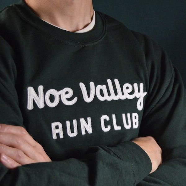 TEAL DOOR COUNTY FELT APPLIQUE CREW SWEATSHIRT main image 1