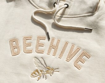 custom felt lettering | organic cotton heavyweight hooded sweatshirt